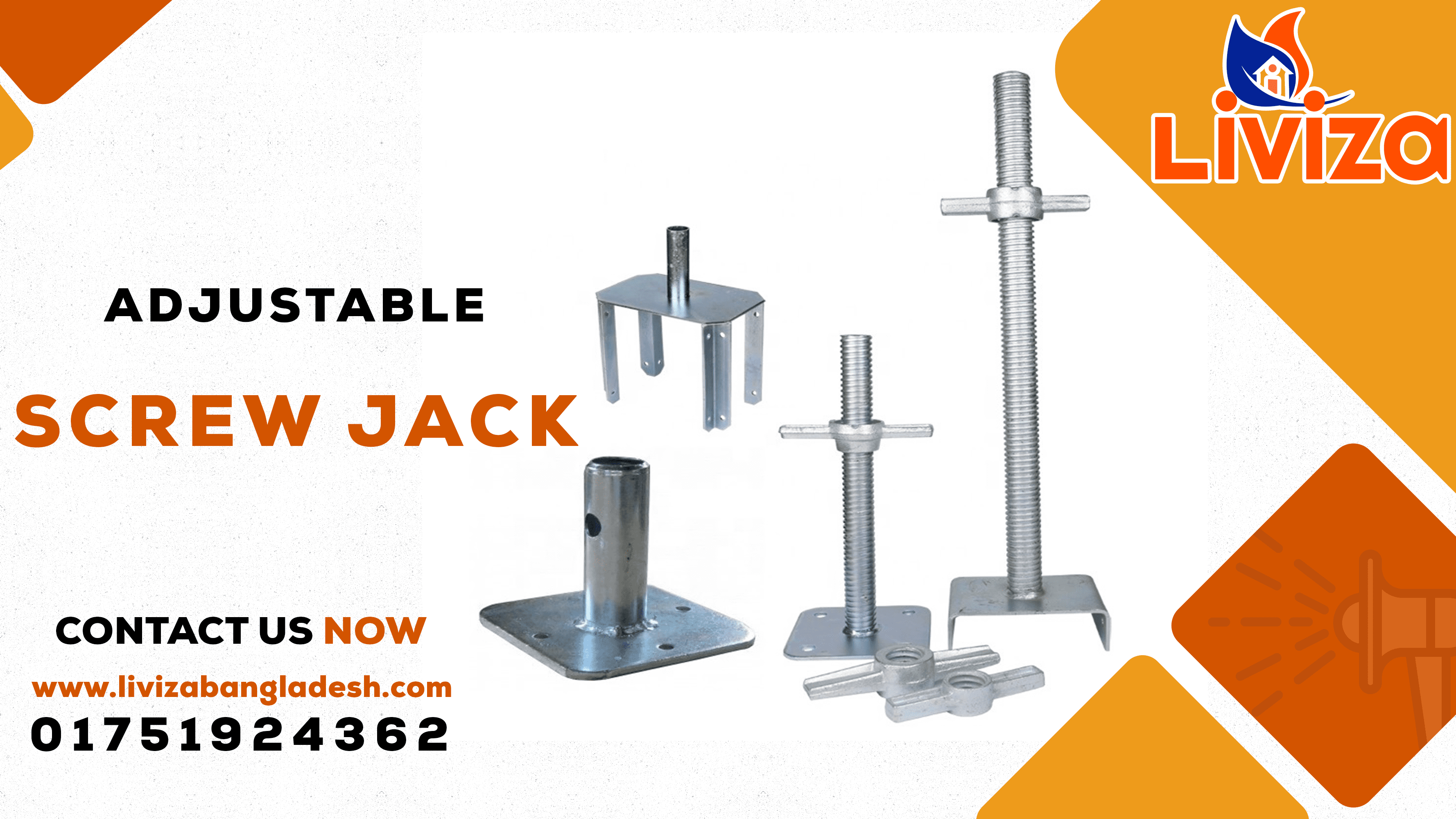 Adjustable  Screw Jacks